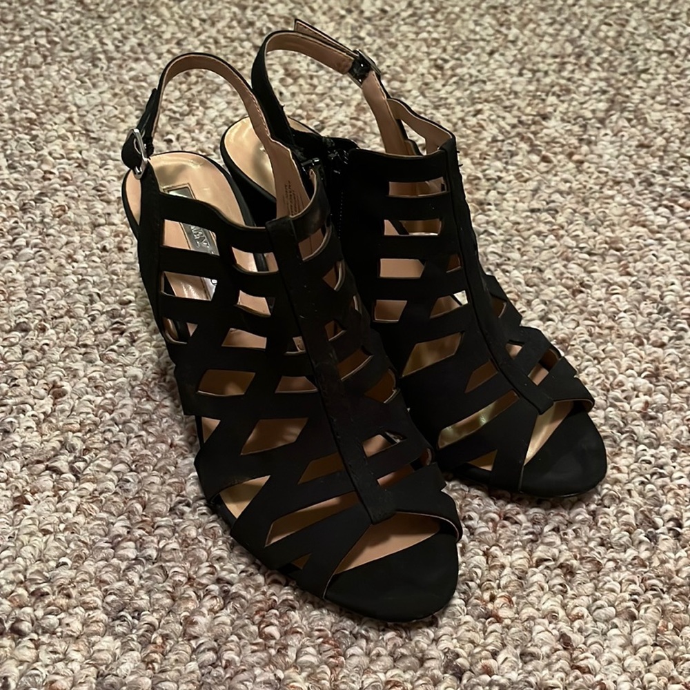 Audrey Brooke cutout heels